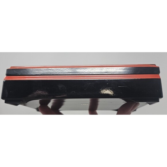 Japanese Lacquerware Vintage Letter Box Fan Floral Japan Used Excellent 7"x5" - Picture 6 of 13